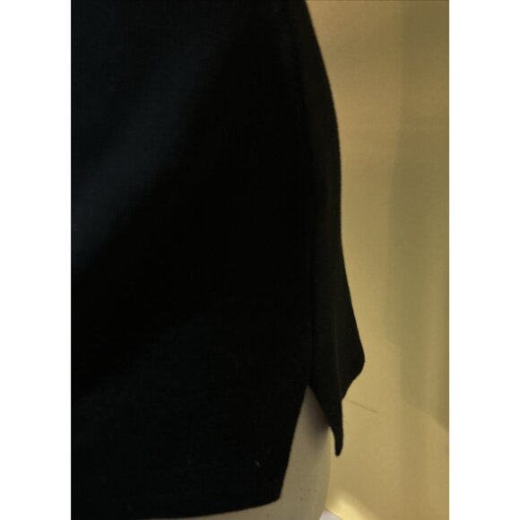 Ann Taylor Shell Sleeveless Silk Knit Long Tank Top Med Black Capsule Classic - Picture 4 of 8